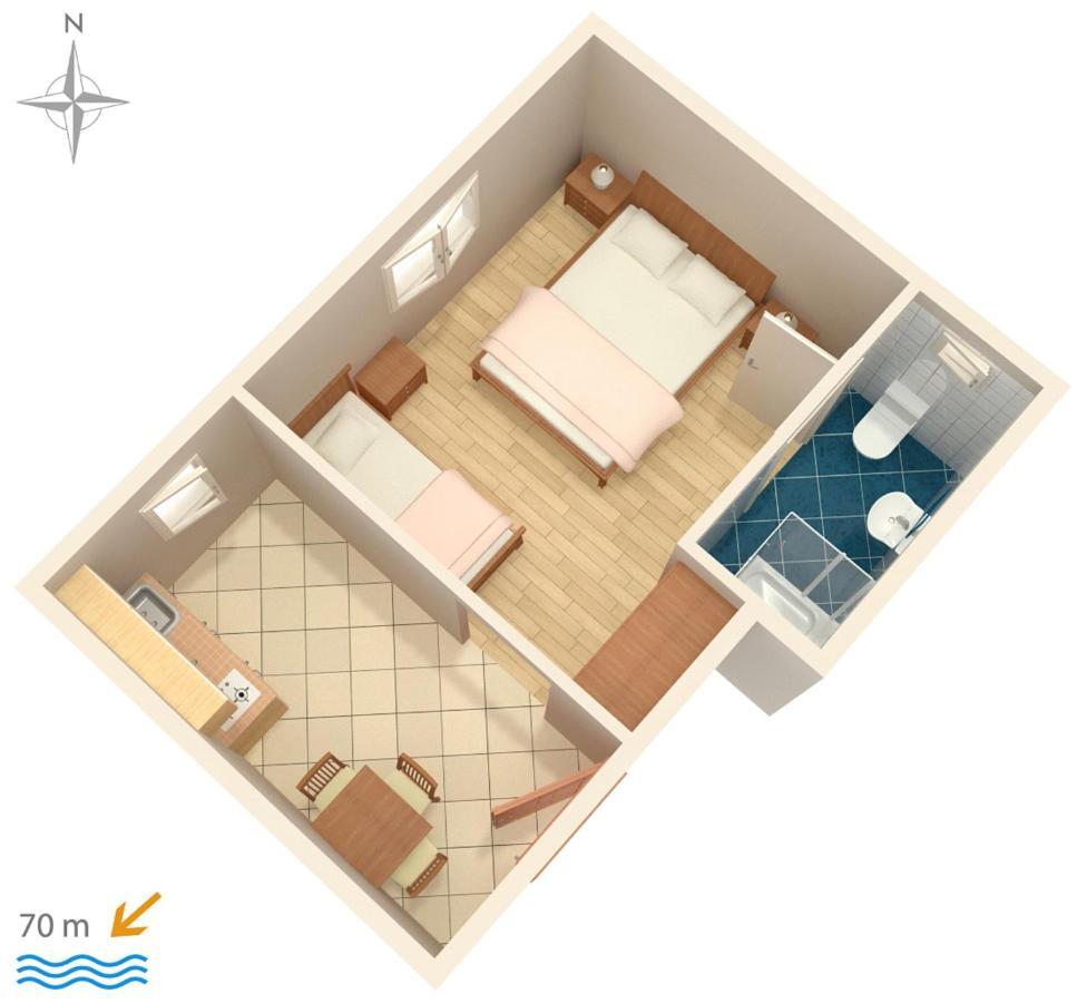 Apartments By The Sea Stara Novalja, Pag - 6469 ภายนอก รูปภาพ