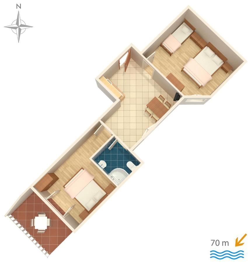 Apartments By The Sea Stara Novalja, Pag - 6469 ภายนอก รูปภาพ